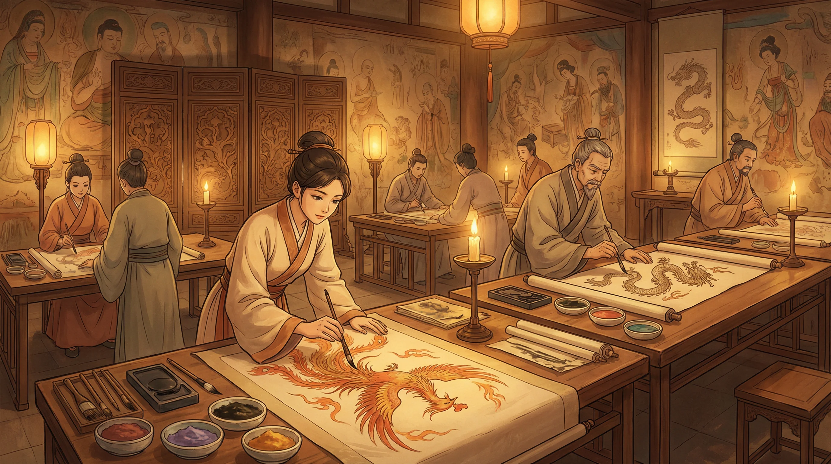 画师入驻 - 摩尔庄园哈米龙 国风动漫画师